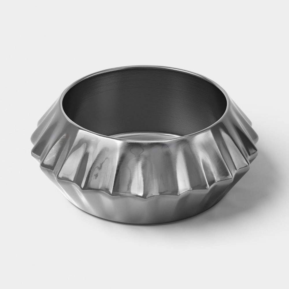 THRESHOLD NWT Stainless steel wine coaster -silver